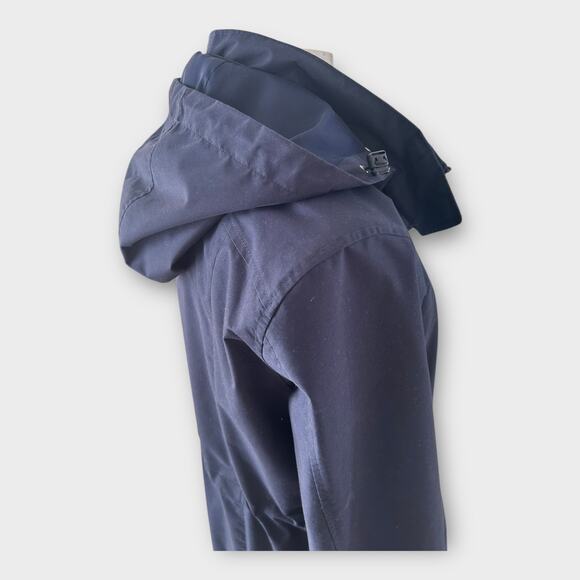 American Airlines by Lands’ End Women’s Hooded Rain Jacket Navy Blue Size S - Picture 7 of 10